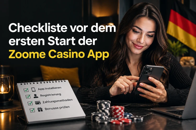 Checkliste vor dem ersten Start der Zoome Casino App