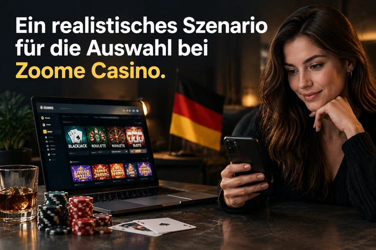 Ein realistisches Szenario für die Auswahl bei Zoome Casino