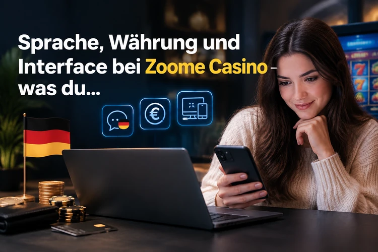 Sprache, Währung und Interface bei Zoome Casino – was du als Nutzer aus Deutschland zuerst prüfst