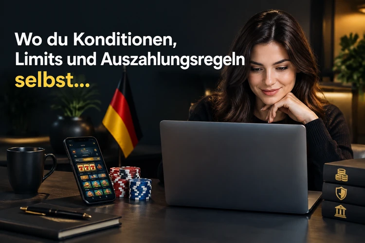 Wo du Konditionen, Limits und Auszahlungsregeln selbst nachschlagen kannst
