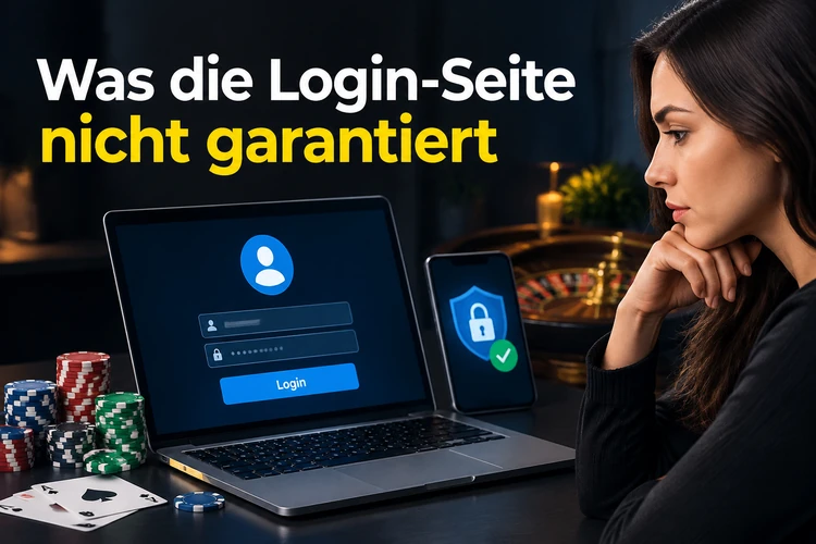 Was die Login-Seite nicht garantiert